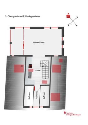 Grundriss 3. Obergeschoss