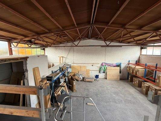 Lagerfläche Halle Nr. 2 (Sicht von Empore)