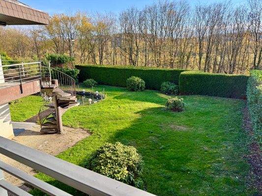 Blick auf den Garten