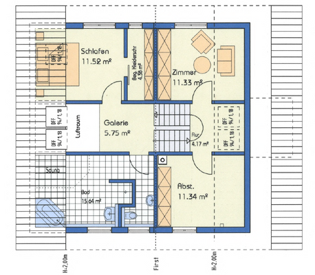 Grundriss Dachgeschoss