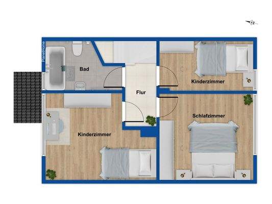 Grundriss Obergeschoss