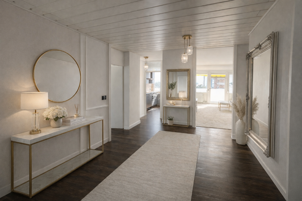 Flur - beispielhafte Einrichtung mit KI erstellt