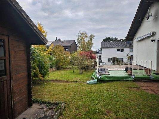 Terrasse, Blick auf den Garten
