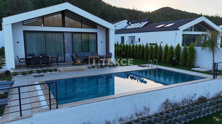 3-Bedroom Single Storey Villas with Pools in Muğla Seydikemer