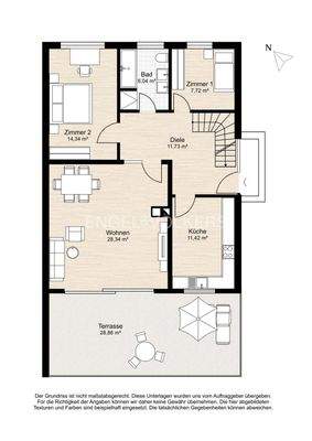 Grundriss Erdgschoss