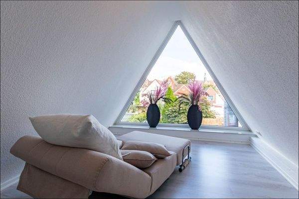 Ausblick aus dem Dachgeschoss