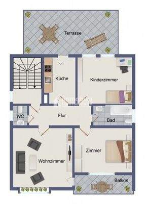 Grundriss Obergeschoss