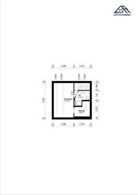 Grundriss Wohnung 1 Dachgeschoss