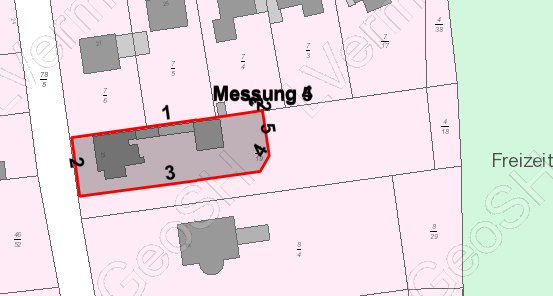 Übersicht neuer Grundstücks...