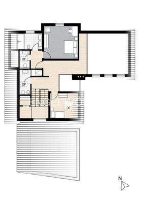 Obergeschoss mit Lufträumen