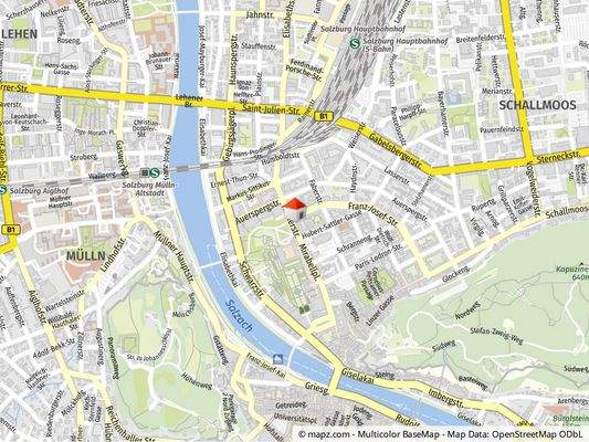 Geolyzer Kartenausschnitt