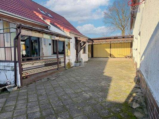 Außenbereich Innenhof