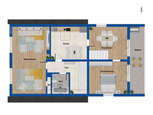 Grundriss Dachgeschoss