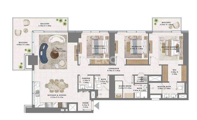 Apartments with Sea and City Views in Dubai Creek Harbour