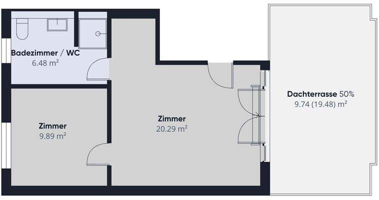 S&P | Grundriss 2. Obergeschoss