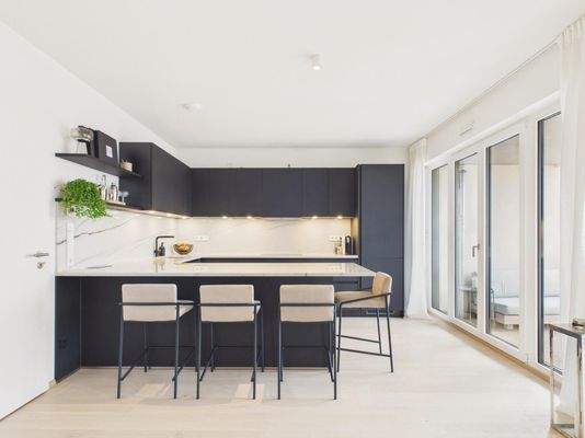 Elegantes Küchenensemble in moderner Ausführung