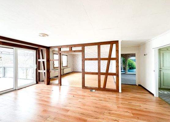 Das Herzstück mit Terrassenzugang