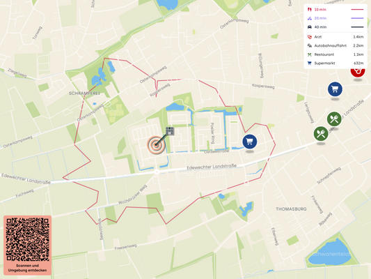 Interaktiver Lageplanb auf HI-Website