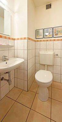 Gäste WC im Treppenhaus