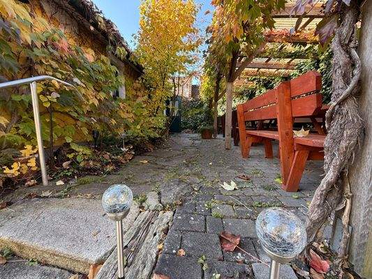 Garten im hinteren Bereich