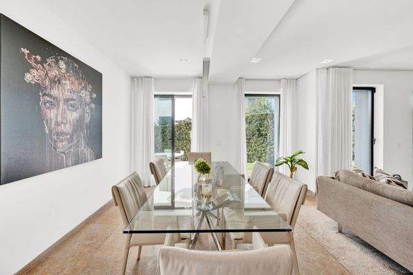 Dining area in apartment in Portals Nous
