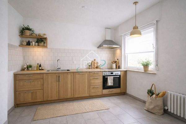 Küche visualisiert 1. OG 