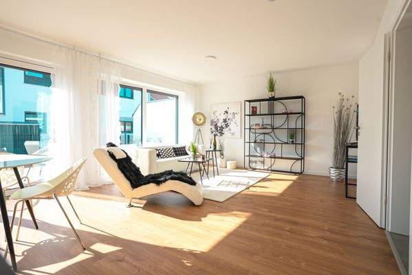 Wohnzimmer (Musterhaus)