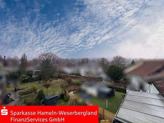 Blick aus dem Wintergarten