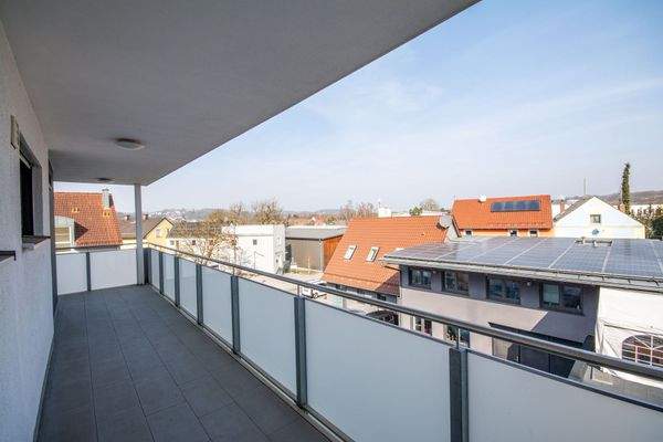 Laubengang zur Wohnung