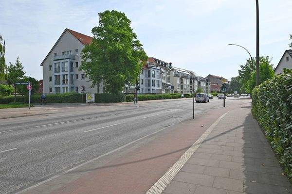 Blick vom Grundstück Richtung Osten