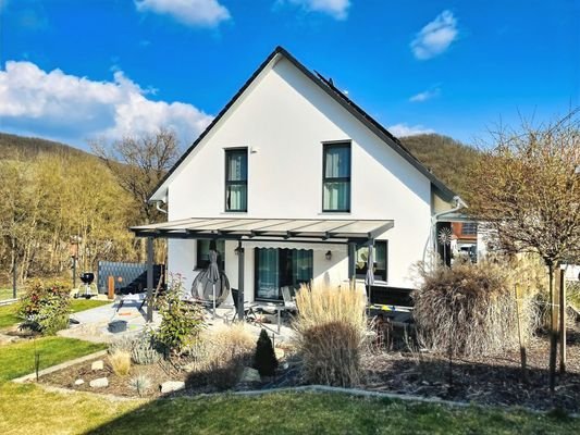 die Gartenansicht des Hauses