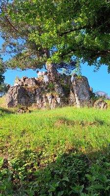 Grundstück mit Felsen