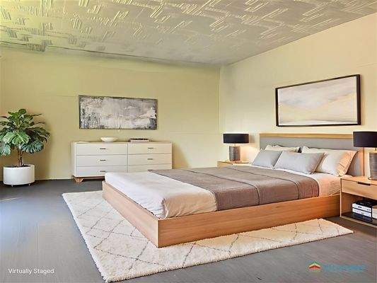 Schlafzimmer OG - virtually staged