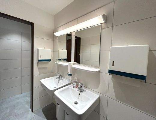 WC Damen und Herren getrennt, Beispiel