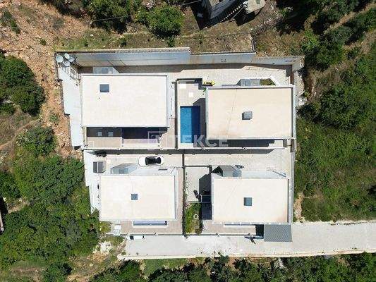 Stylish Designed Villas in Greenery in Bektaş Alanya