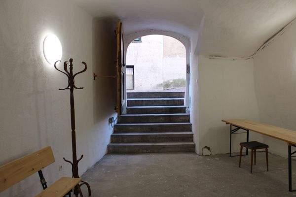 Ausgang Raum 1 in Richtung Süden