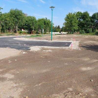 Blick nach Norden-Zufahrt