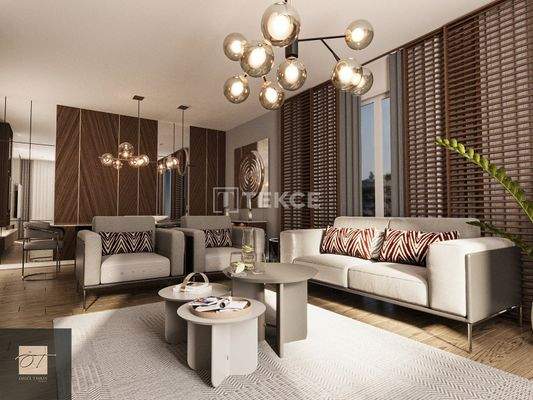 Apartments in a Complex with Pool and Parking in Bağcılar İstanbul