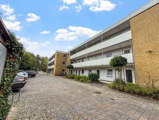 ... und Stellplatz vor der Tür