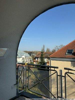 Balkon am Wohnzimmer