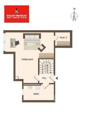 Souterrain mit Tageslichtfenster