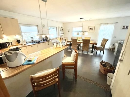 Bungalow Küche und Essbereich