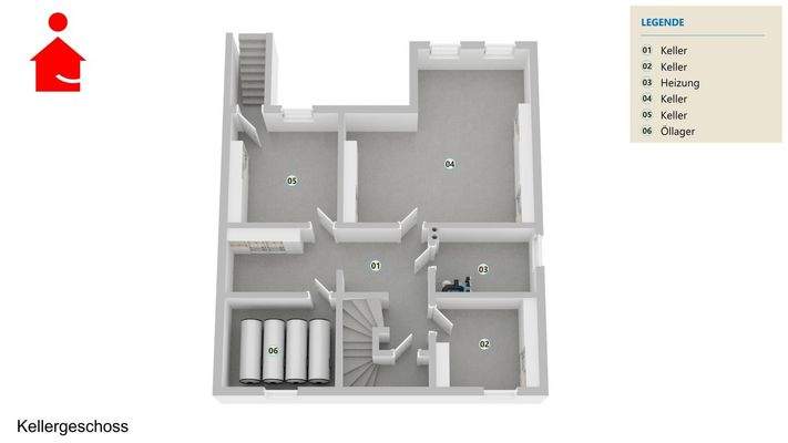 Grundriss Keller