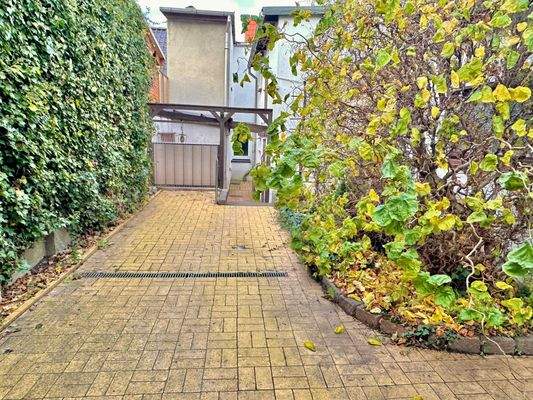 Sehr schön geschützter Außenbereich