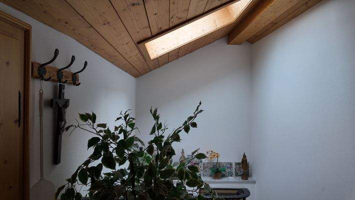 Treppe ins Dachgeschoß