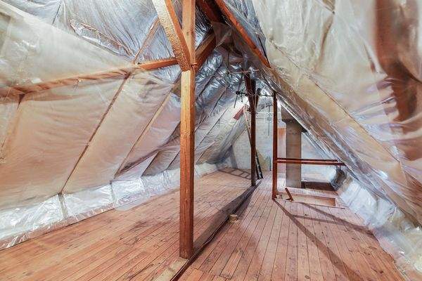 Im Dachboden befindet sich die Ausbaureserve