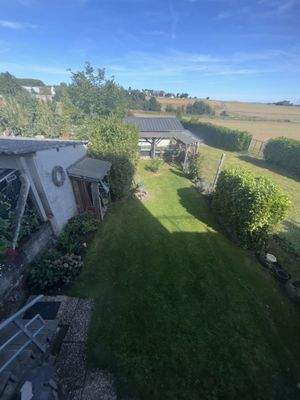 Balkon Blickrichtung Garten