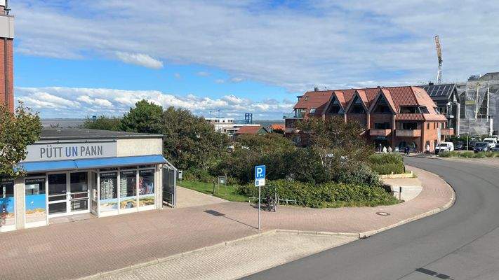 Blick aus dem Wohnraum