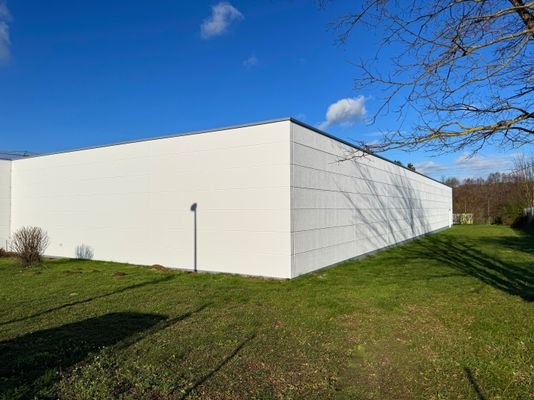 Rückansicht Halle
