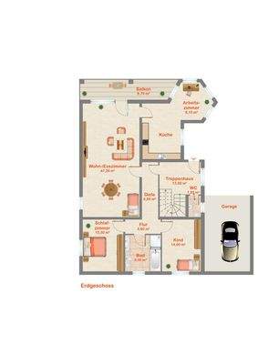 Grundriss Erdgeschoss